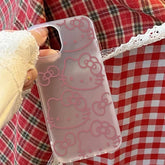 Big Hello Kitty Pink Bow Y2K Case for iPhone